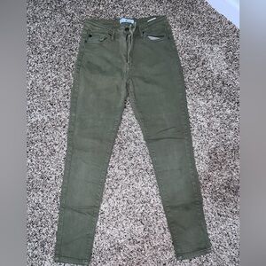 Olive Green Skinny Jeans